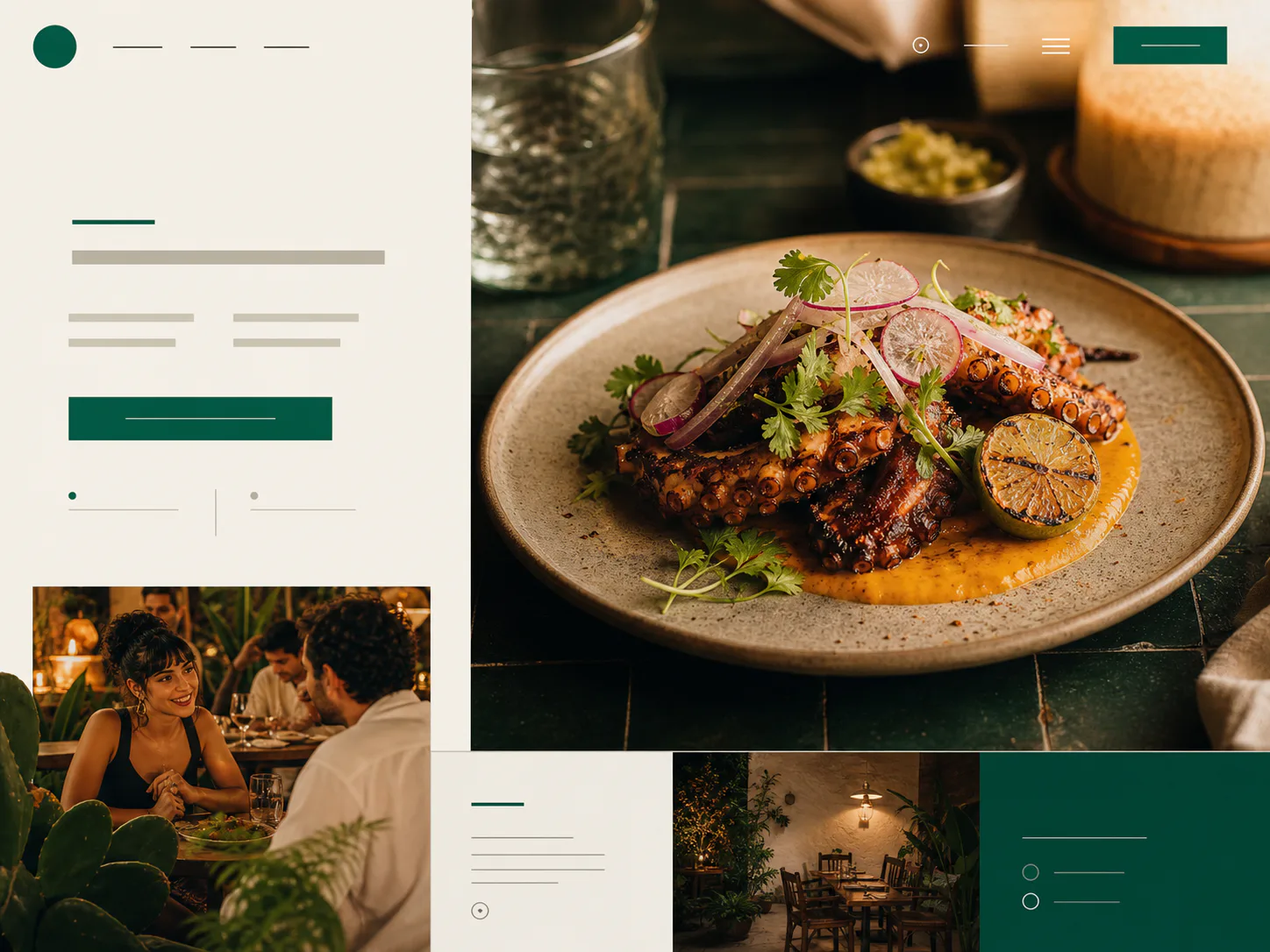Local restaurant website redesign